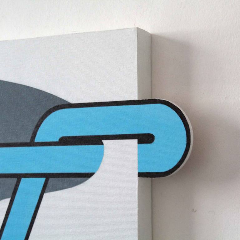 Original Modernism Abstract Painting by Martin Singer