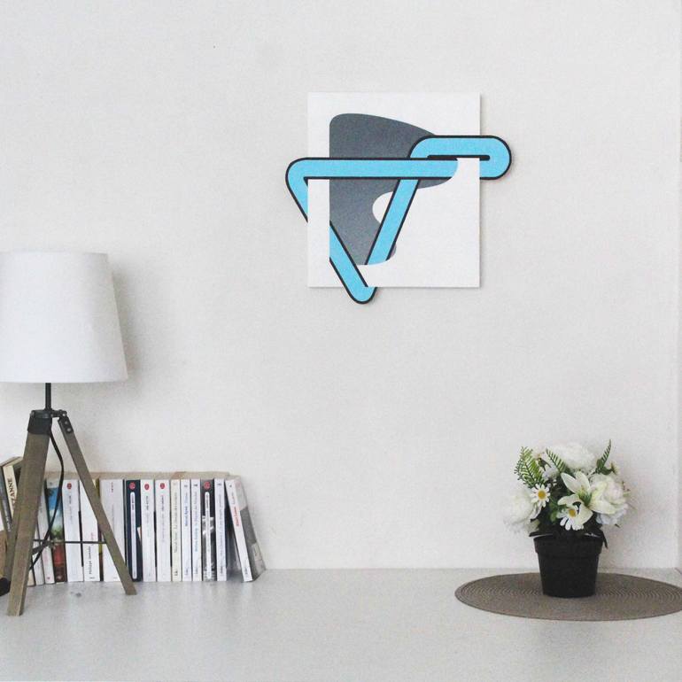 Original Modernism Abstract Painting by Martin Singer