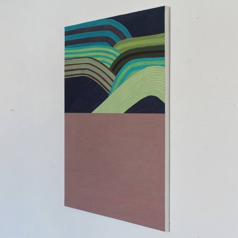 Original Bauhaus Abstract Painting by Martin Singer