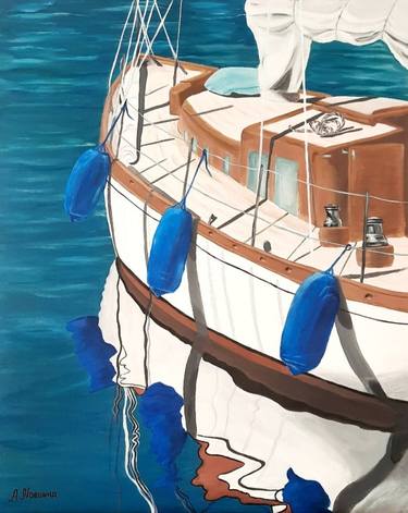 Print of Conceptual Boat Paintings by Ana Noronha