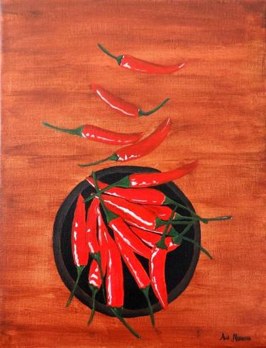 Original Contemporary Cuisine Paintings by Ana Noronha