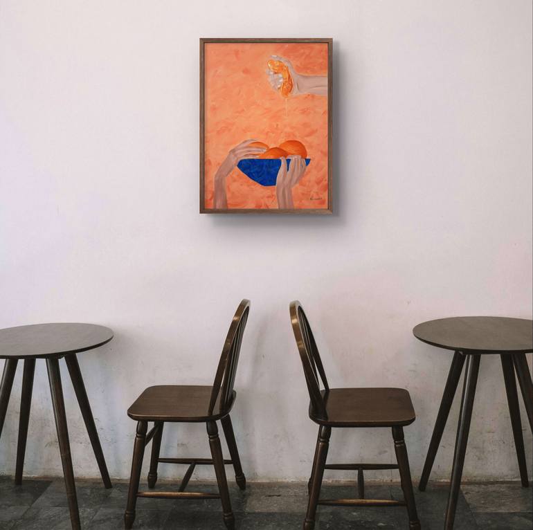 Original Bauhaus Food & Drink Painting by Ana Noronha