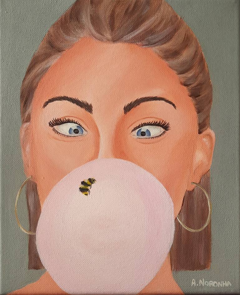 Original Contemporary Humor Paintings by Ana Noronha