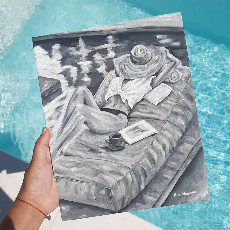 Original Contemporary Beach Painting by Ana Noronha