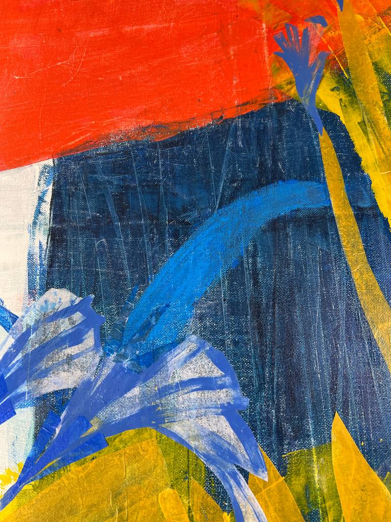 Original Contemporary Garden Mixed Media by Monica Leitao Mota