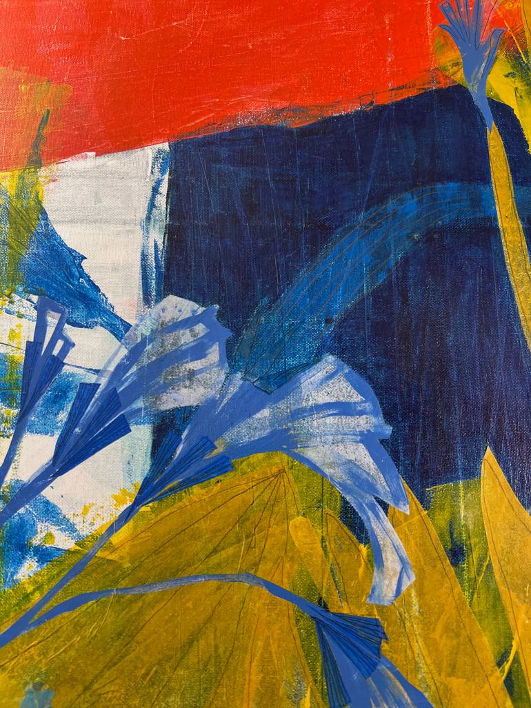 Original Contemporary Garden Mixed Media by Monica Leitao Mota