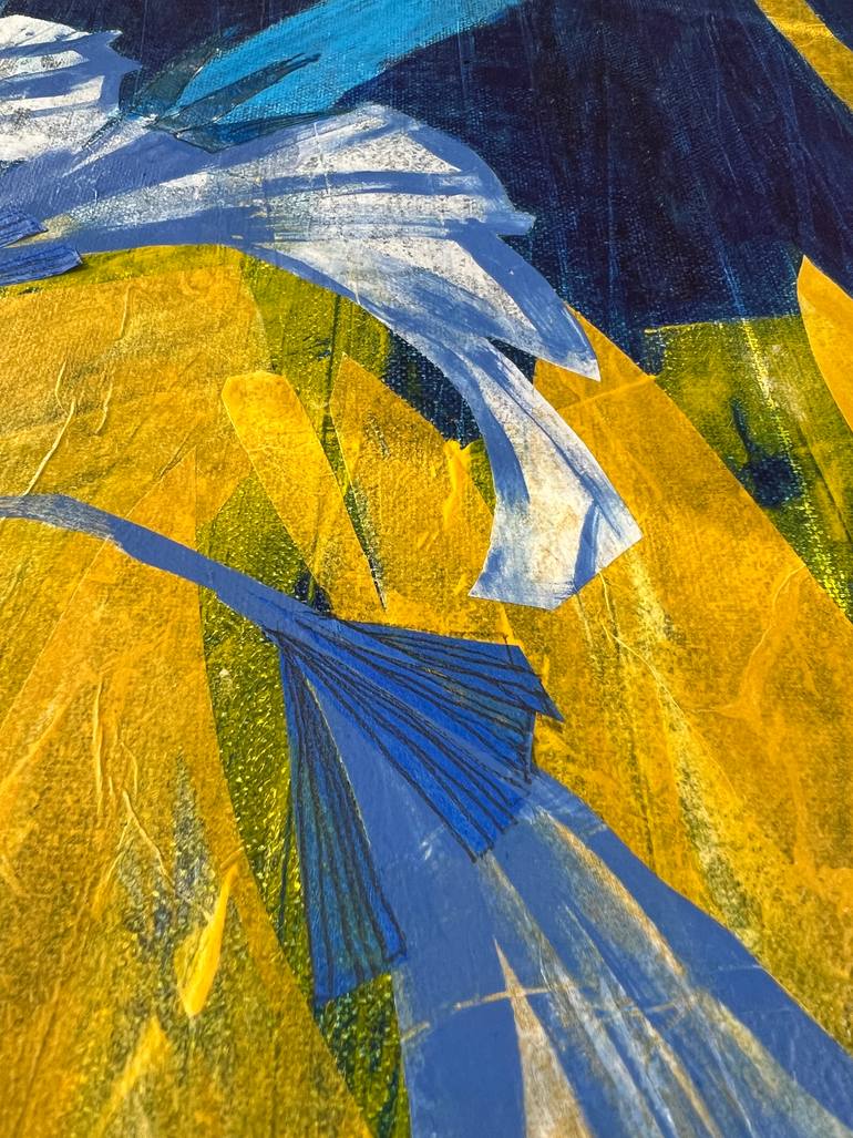 Original Contemporary Garden Mixed Media by Monica Leitao Mota