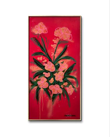 Original Modern Floral Paintings by Lauren Kelp
