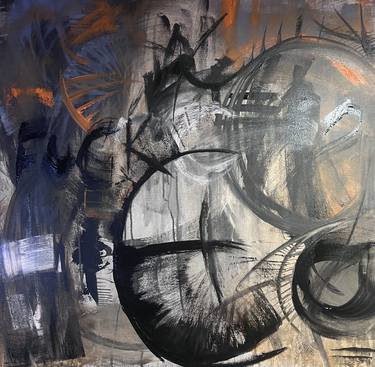 Original Abstract Expressionism Abstract Painting by Tatyana Bolov