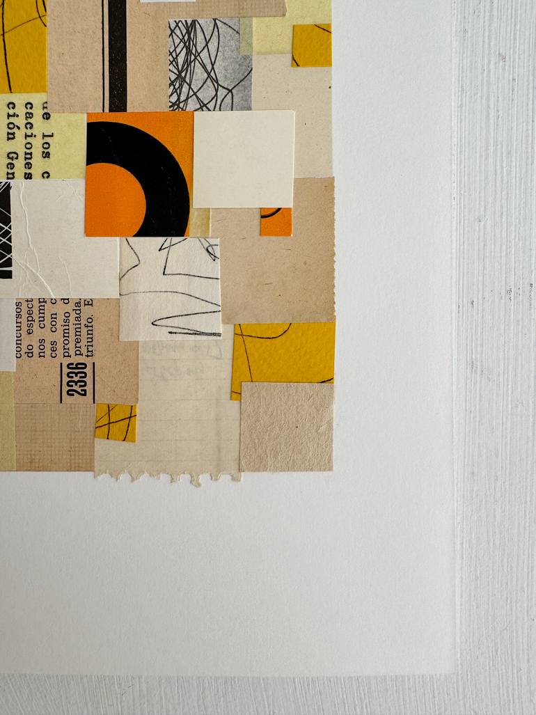 Original Geometric Abstract Mixed Media by Alisa Galitsyna