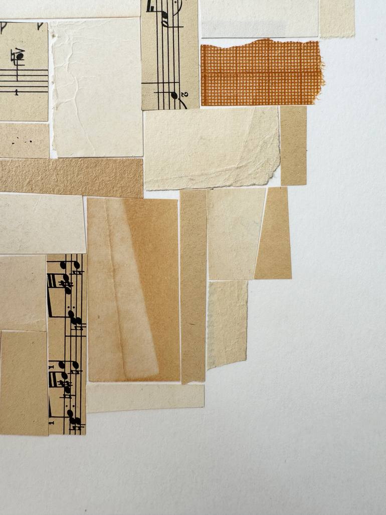 Original Geometric Abstract Collage by Alisa Galitsyna