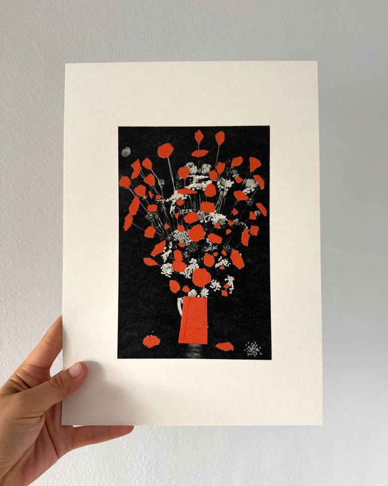 Original Abstract Still Life Collage by Alisa Galitsyna