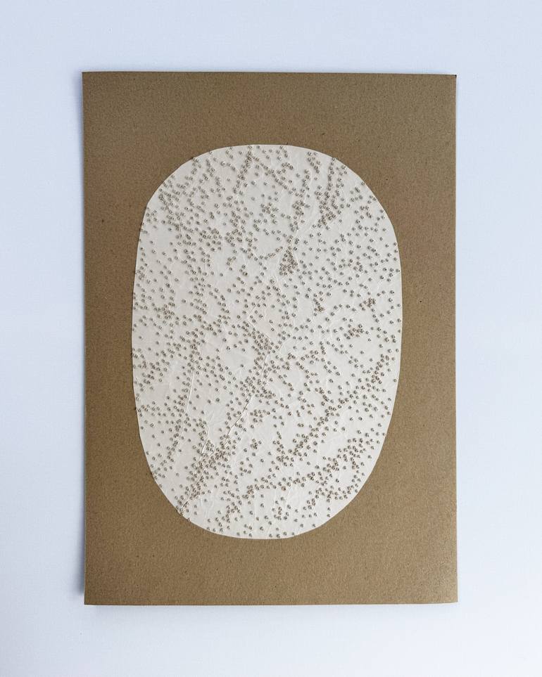 Original Minimalism Abstract Mixed Media by Alisa Galitsyna