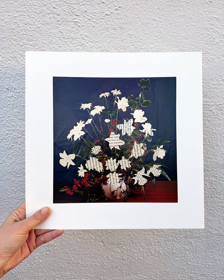 Original Vintage Still Life Collage by Alisa Galitsyna