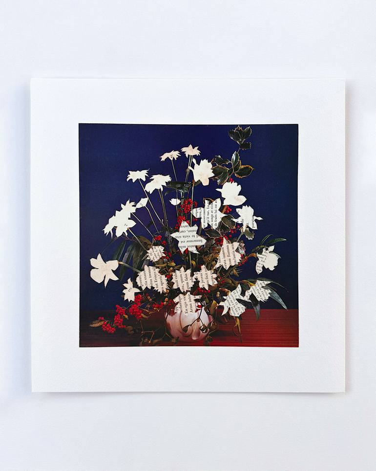 Original Vintage Still Life Collage by Alisa Galitsyna