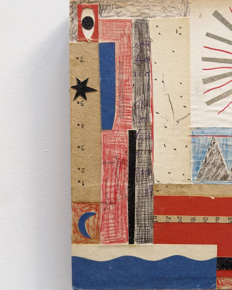 Original Vintage Abstract Mixed Media by Alisa Galitsyna