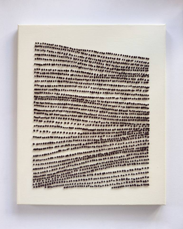 Original Black & White Abstract Mixed Media by Alisa Galitsyna