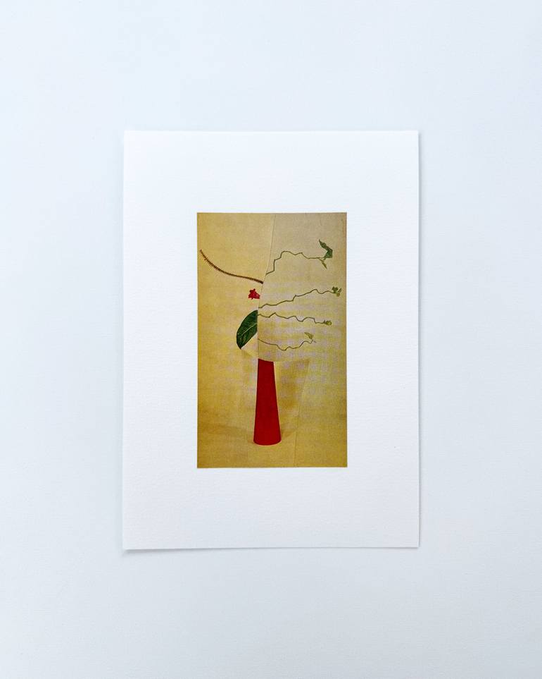 Original Abstract Floral Collage by Alisa Galitsyna