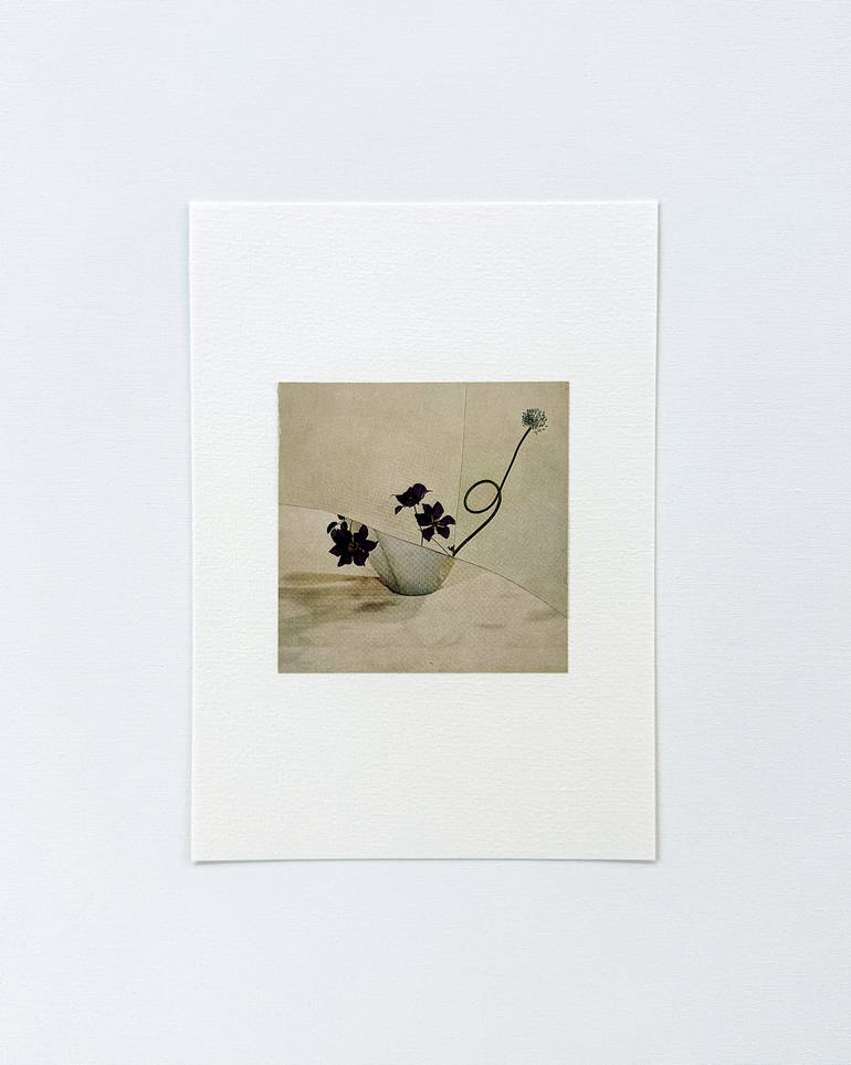 Original Abstract Botanic Collage by Alisa Galitsyna