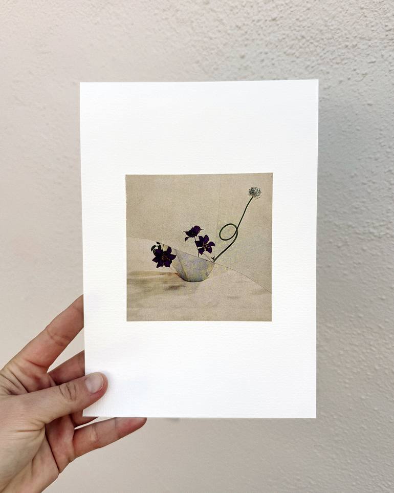 Original Abstract Botanic Collage by Alisa Galitsyna