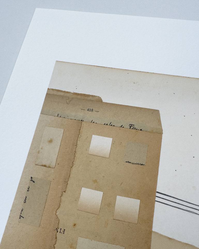 Original Abstract Architecture Mixed Media by Alisa Galitsyna