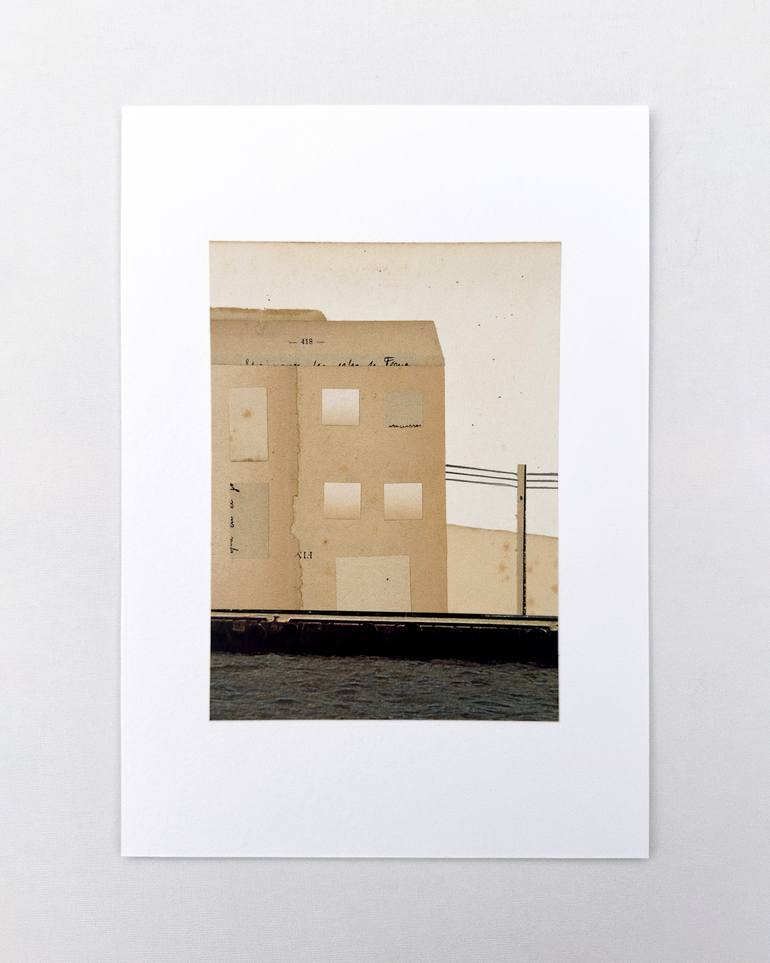 Original Abstract Architecture Mixed Media by Alisa Galitsyna