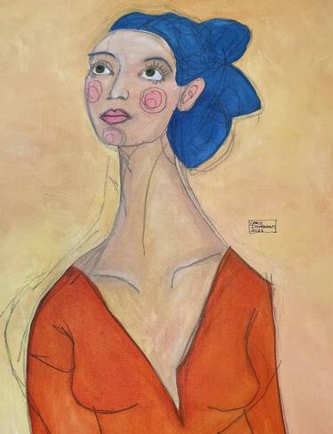 Original Abstract Women Drawings by Chris Ingraham