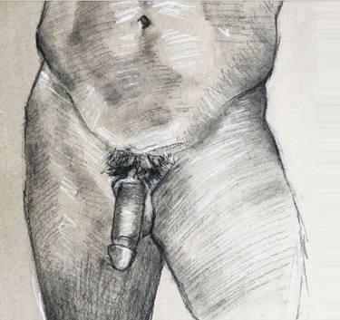 Original Figurative Body Drawings by Maire Gere
