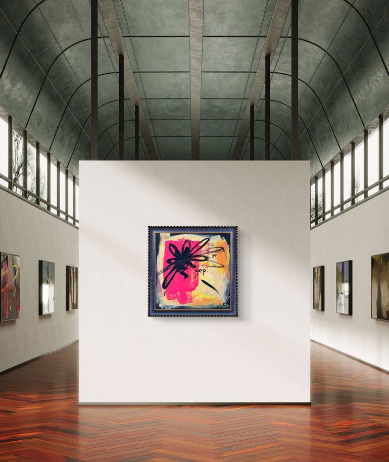 Original Abstract Expressionism Abstract Painting by Sasha Ryabchik