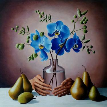 Original Contemporary Still Life Paintings by Ragnhildur Jóhanns