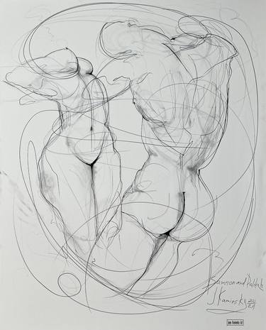 Original Nude Drawings by Jana Kaminsky