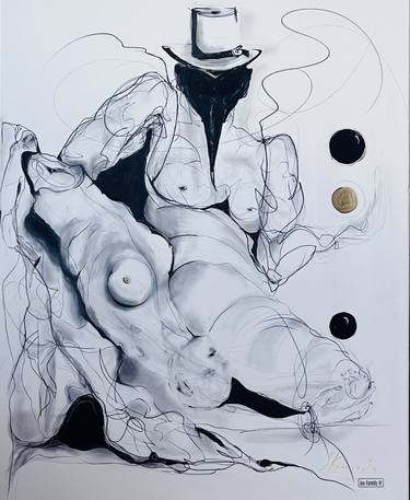 Original Nude Drawings by Jana Kaminsky