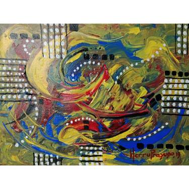 Original Abstract Paintings by herru prayogo