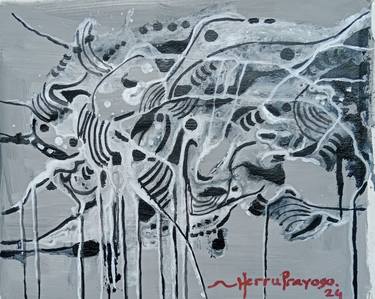 Print of Abstract Paintings by herru prayogo