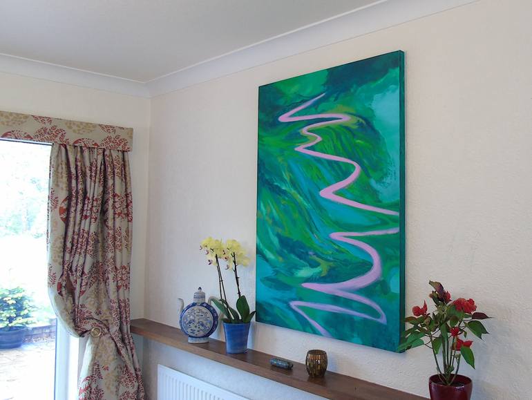 Original Abstract Expressionism Abstract Painting by Gareth Roberts