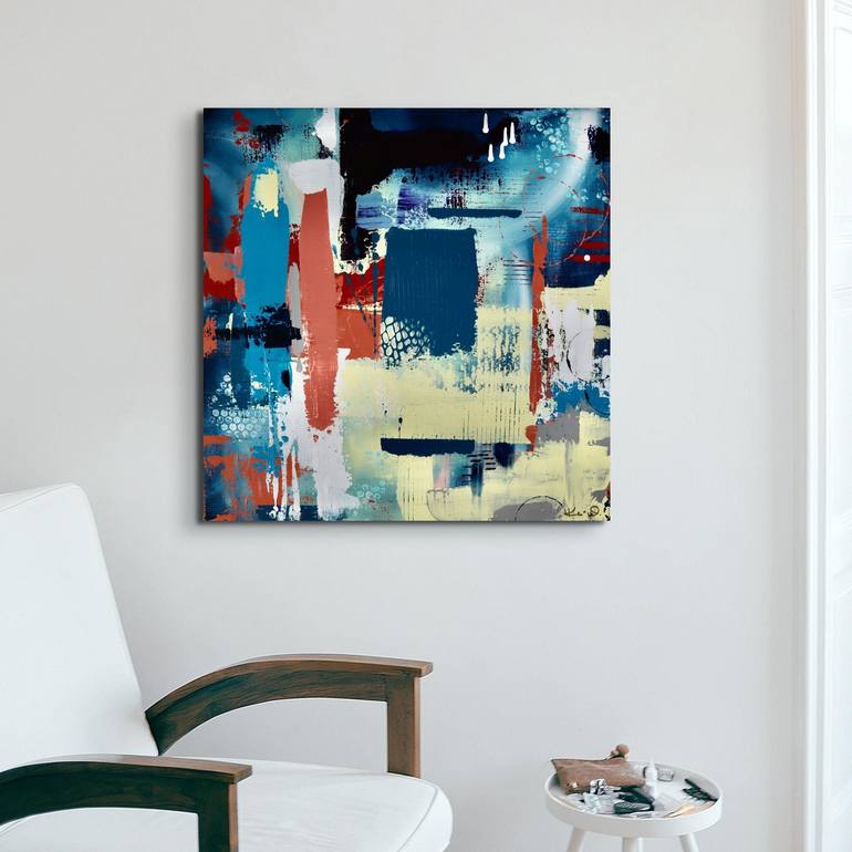 Original Abstract Expressionism Abstract Painting by Kei Olbrei