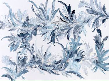 Original Abstract Floral Paintings by Jill Dubuc
