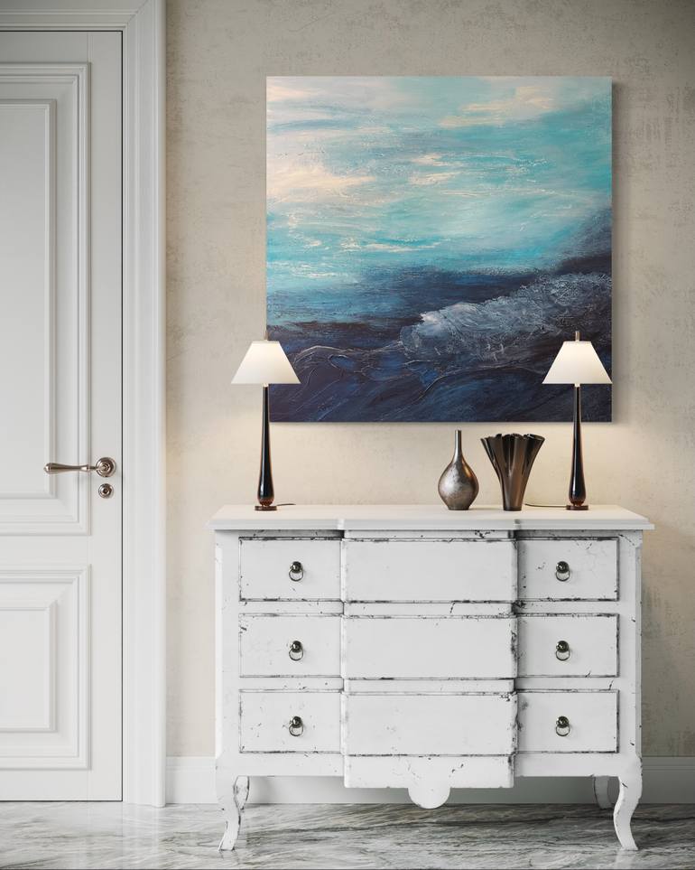 Original Minimalism Abstract Painting by Jill Dubuc