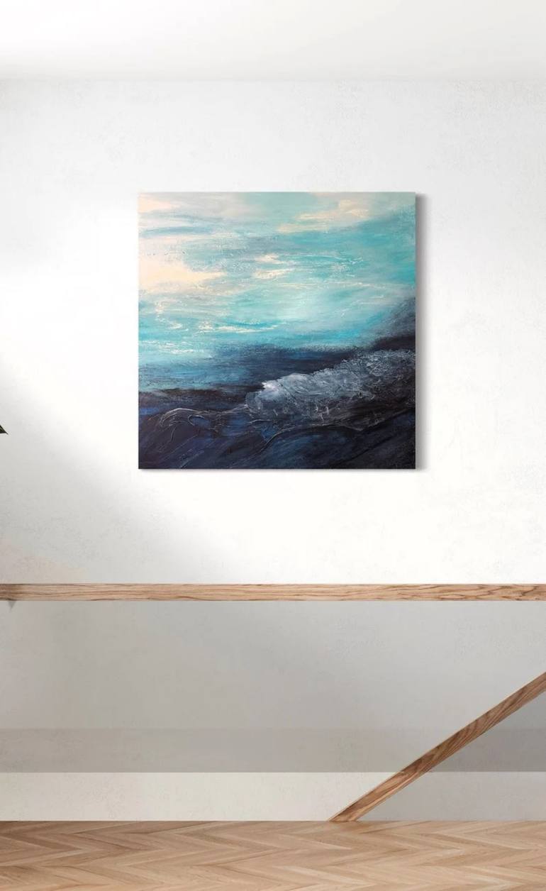 Original Minimalism Abstract Painting by Jill Dubuc