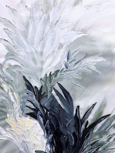 Original Abstract Botanic Paintings by Jill Dubuc