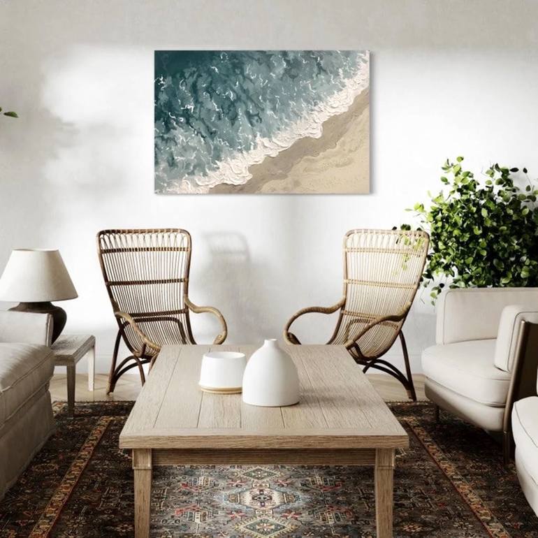 Original Contemporary Beach Painting by Jill Dubuc