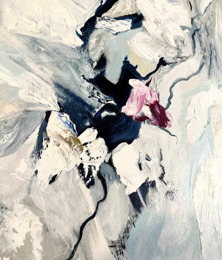 Original Abstract Expressionism Abstract Painting by Jill Dubuc