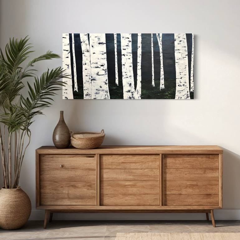 Original Abstract Expressionism Nature Painting by Jill Dubuc