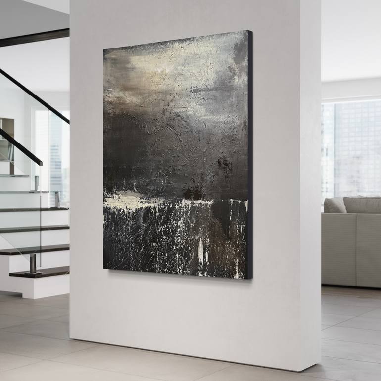 Original Abstract Expressionism Abstract Painting by Jill Dubuc