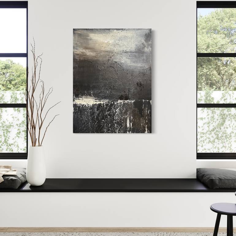 Original Abstract Expressionism Abstract Painting by Jill Dubuc