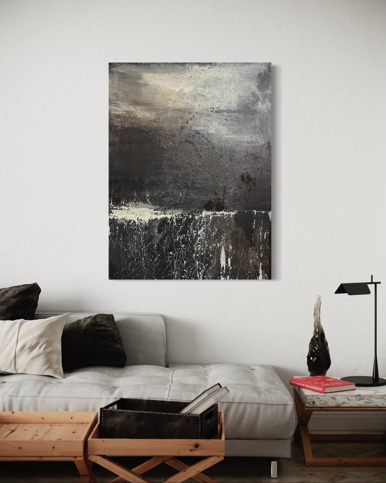 Original Abstract Expressionism Abstract Painting by Jill Dubuc