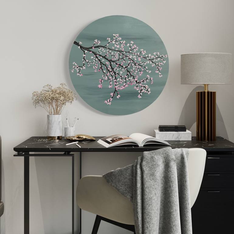 Original Contemporary Floral Painting by Jill Dubuc