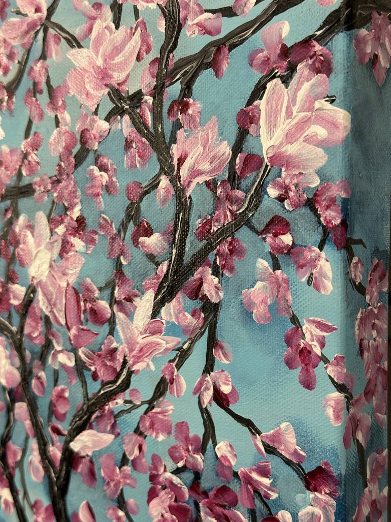 Original Impressionism Floral Painting by Jill Dubuc