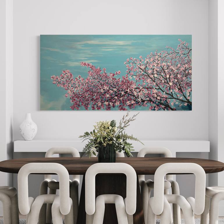 Original Impressionism Floral Painting by Jill Dubuc