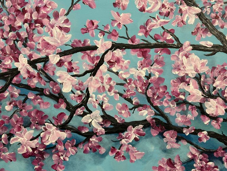 Original Impressionism Floral Painting by Jill Dubuc